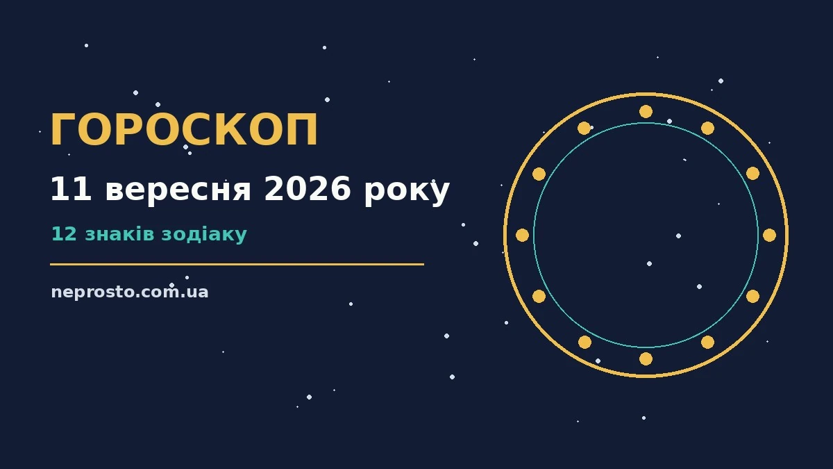 Гороскоп на 11 вересня 2026 року: детальний прогноз дня для впевненого початку дня