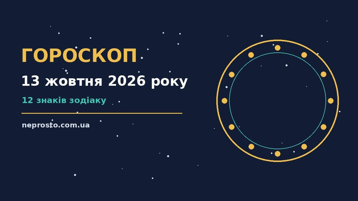 Гороскоп на 13 жовтня 2026 року: детальний прогноз дня для впевненого початку дня