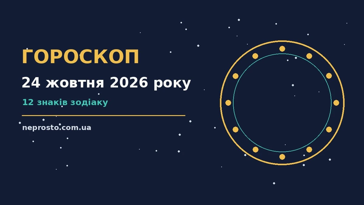 Гороскоп на 24 жовтня 2026 року: детальний прогноз дня для впевненого початку дня